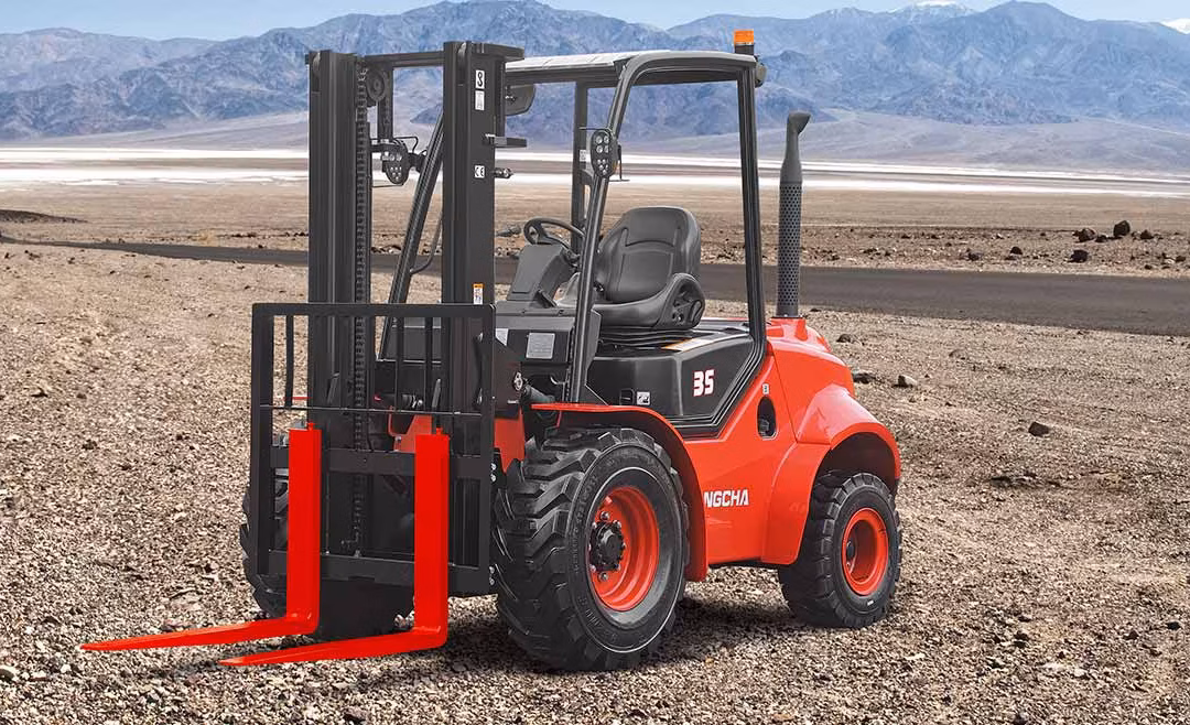 Two-Wheel Drive Rough Terrain Forklift Truck 2.5-3.5t